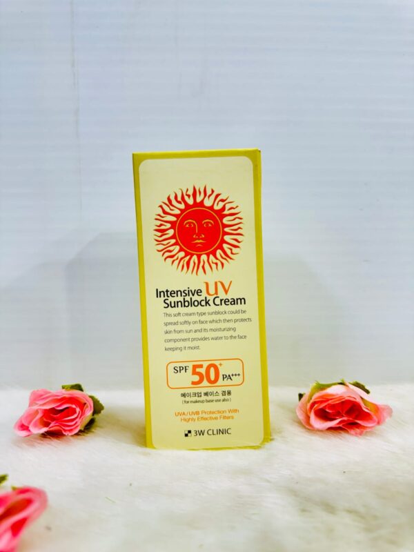 3W Clinic Intensive UV Sunblock Cream SPF50+ PA+++ – 70ml