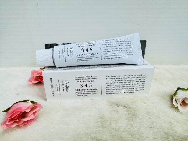 345 Relief Cream – Soothing & Calming Moisturizer for Irritated Skin (50ml)
