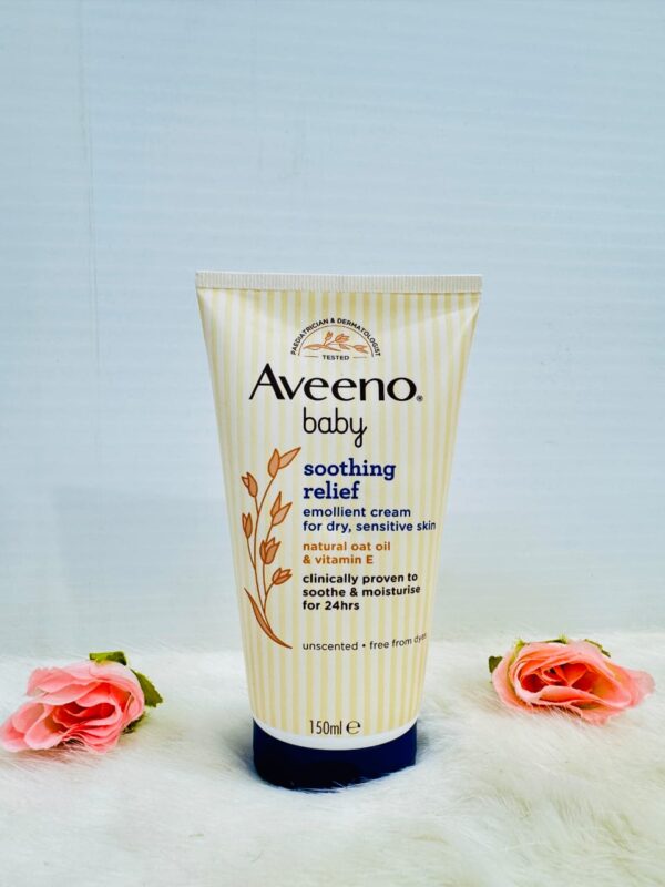 Aveeno Baby Soothing Relief Moisturizing Cream – For Dry, Sensitive Baby Skin (150ml)