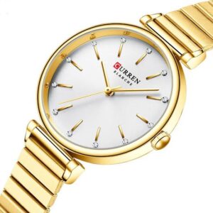 Inspired by Curren – Pati Chain Smart Lady Watch for Women | High-Quality Quartz Wristwatch