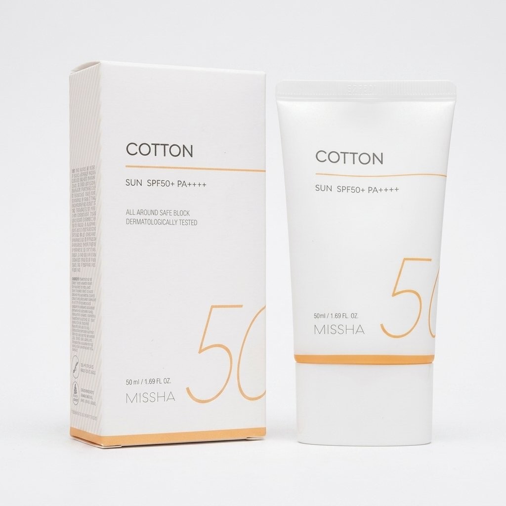 Missha All Around Safe Block Cotton Sun SPF50+PA++++ 50ml