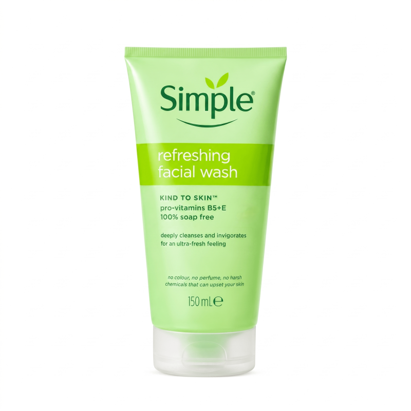 Simple Kind To Skin Refreshing Facial Wash Gel 150 ml (Poland)