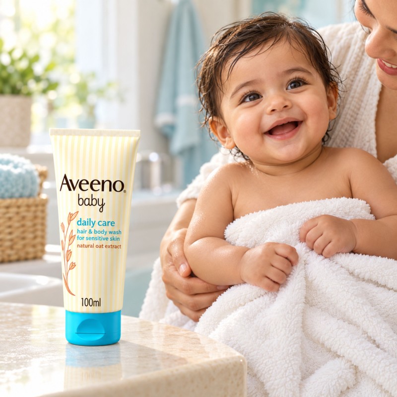 Aveeno Baby Hair & Body Wash 100ml