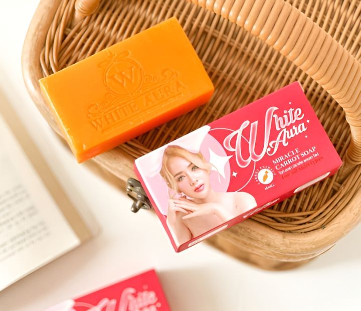 White Aura Miracle Carrot Soap 160gm