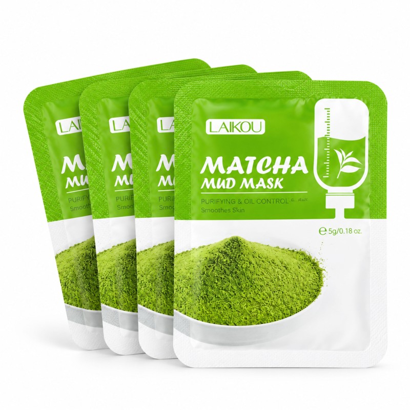 LAIKOU Matcha Mud mask - 5g 12pc