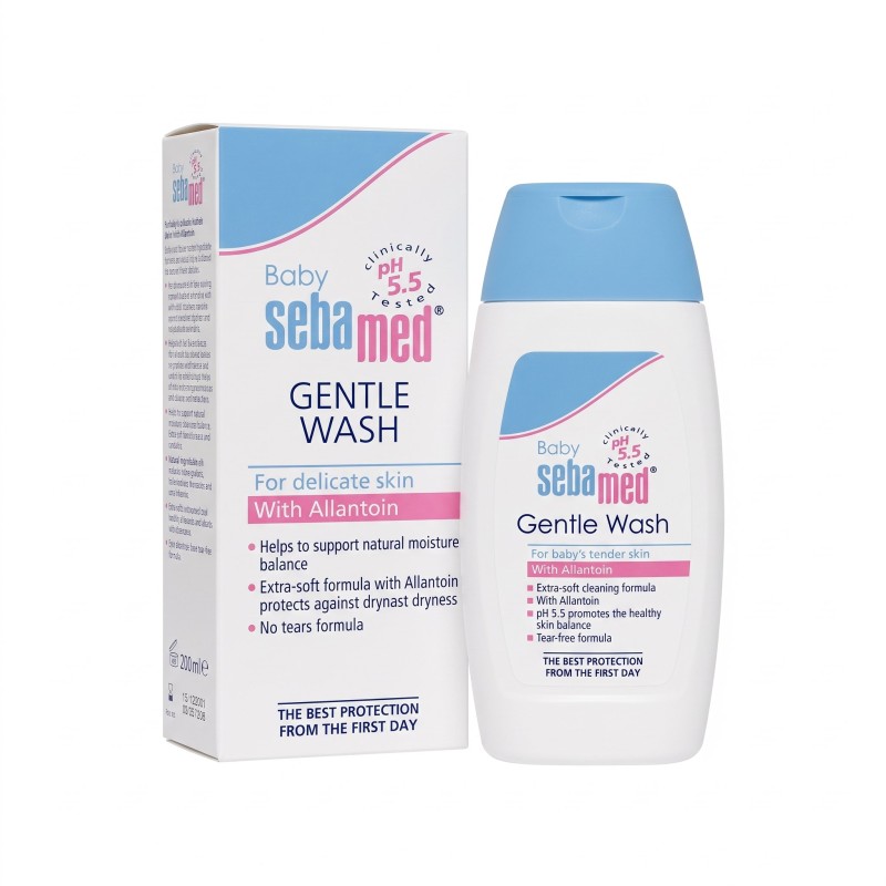 Sebamed Baby Gentle Wash Body Wash Soap Free Tear Free pH 5.5 200ml