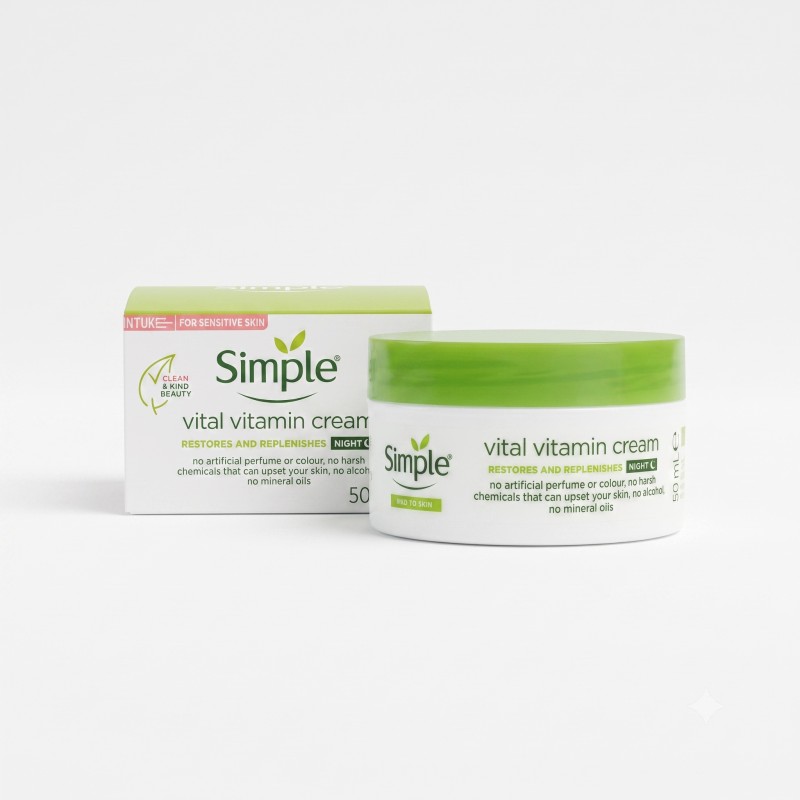 Simple Kind To Vital Vitamin night Cream 50ml