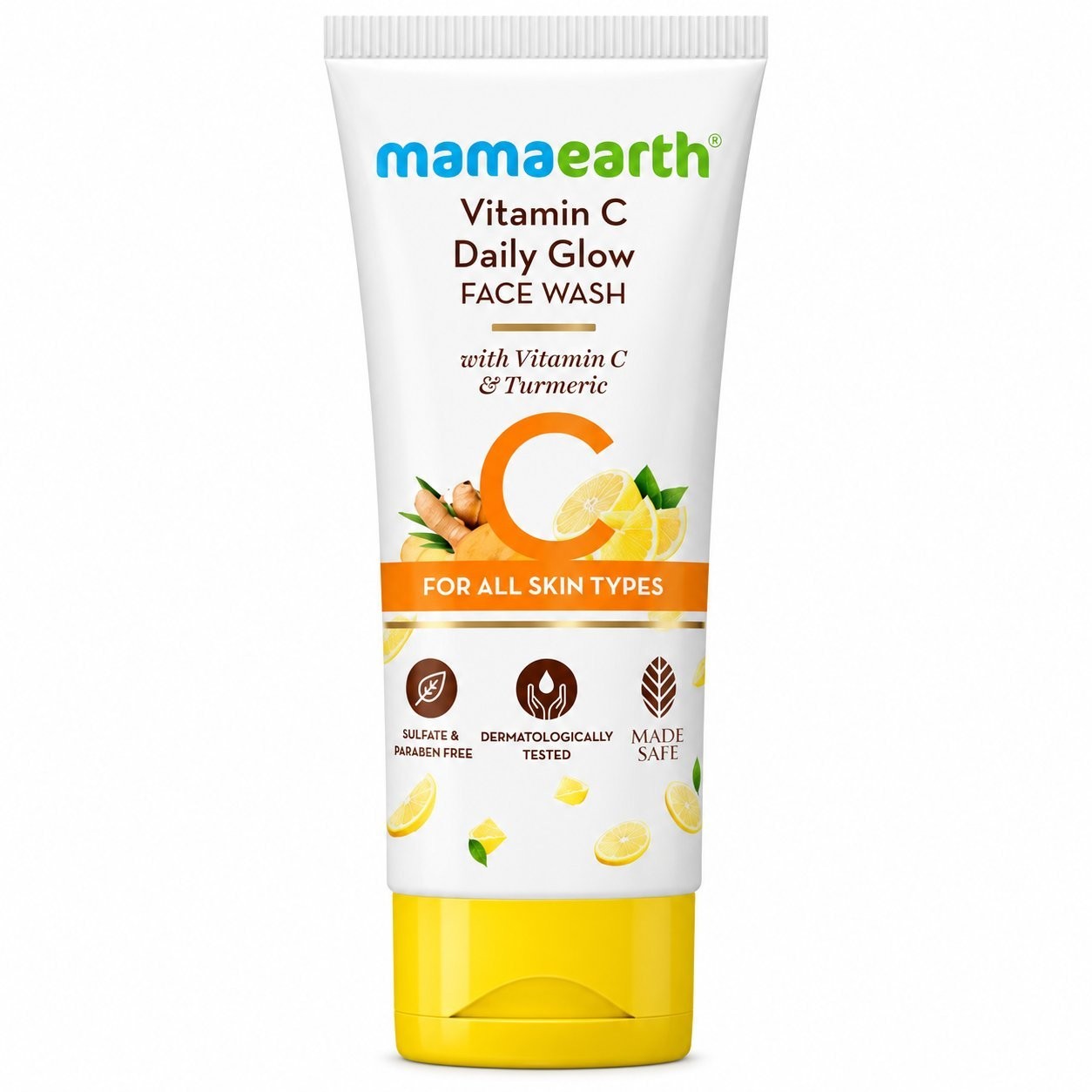 Mamaearth vitamin C face wash with vitamin C and turmeric for skin illumination 100ml