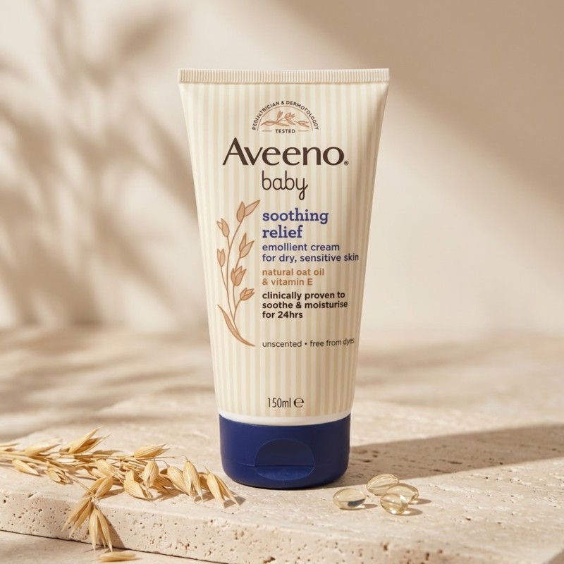 Aveeno Baby Soothing Relief Emollient Cream 150ml