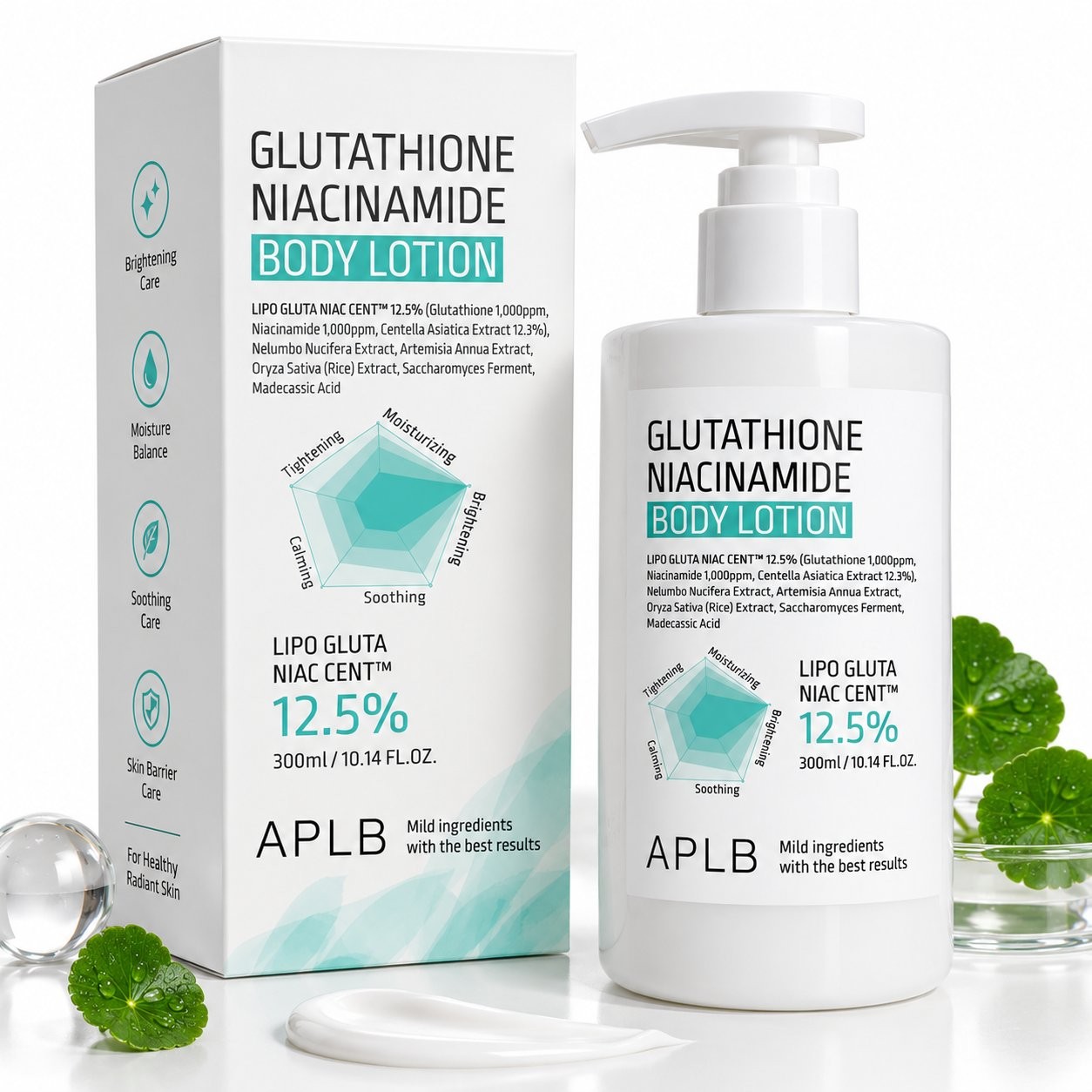 APLB Glutathione 12.5% Niacinamide Body Lotion 300ml