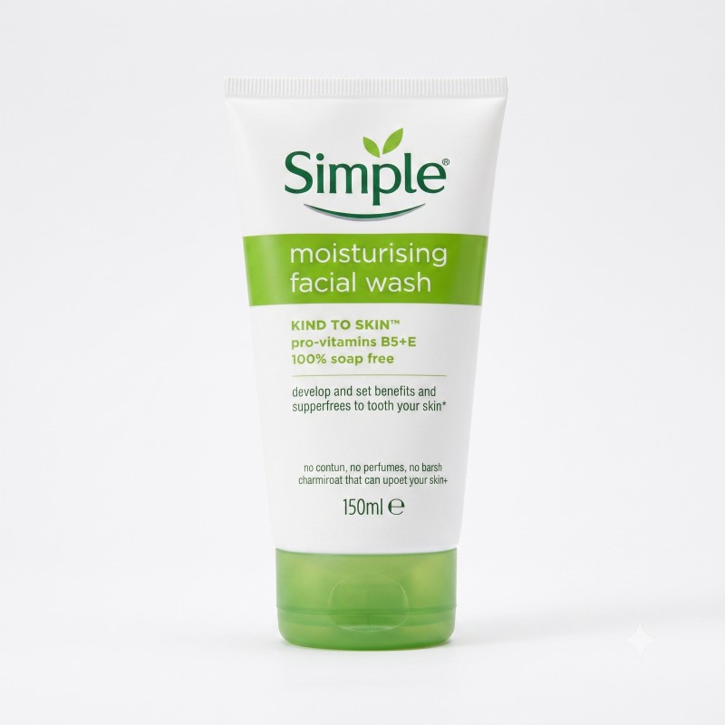 Simple Kind To Skin Moisturising Facial Wash 150 ml (Poland)