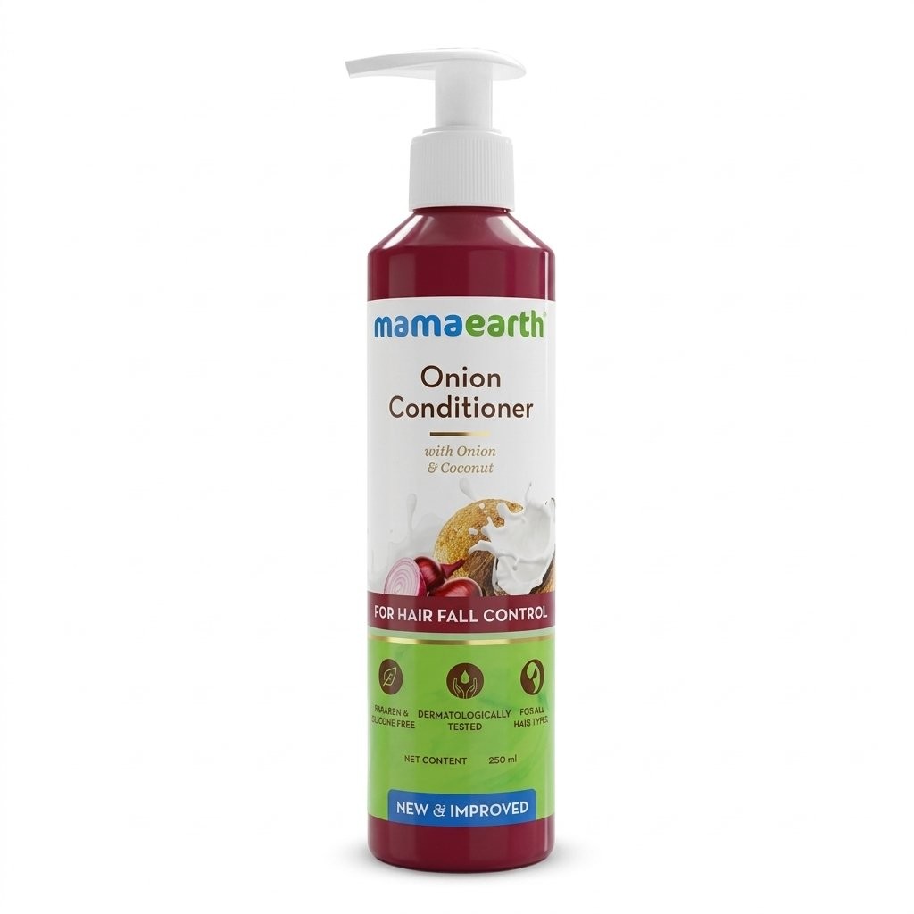 Mamaearth onion conditioner for hair growth & hair fall control with onion & coconut 250ml