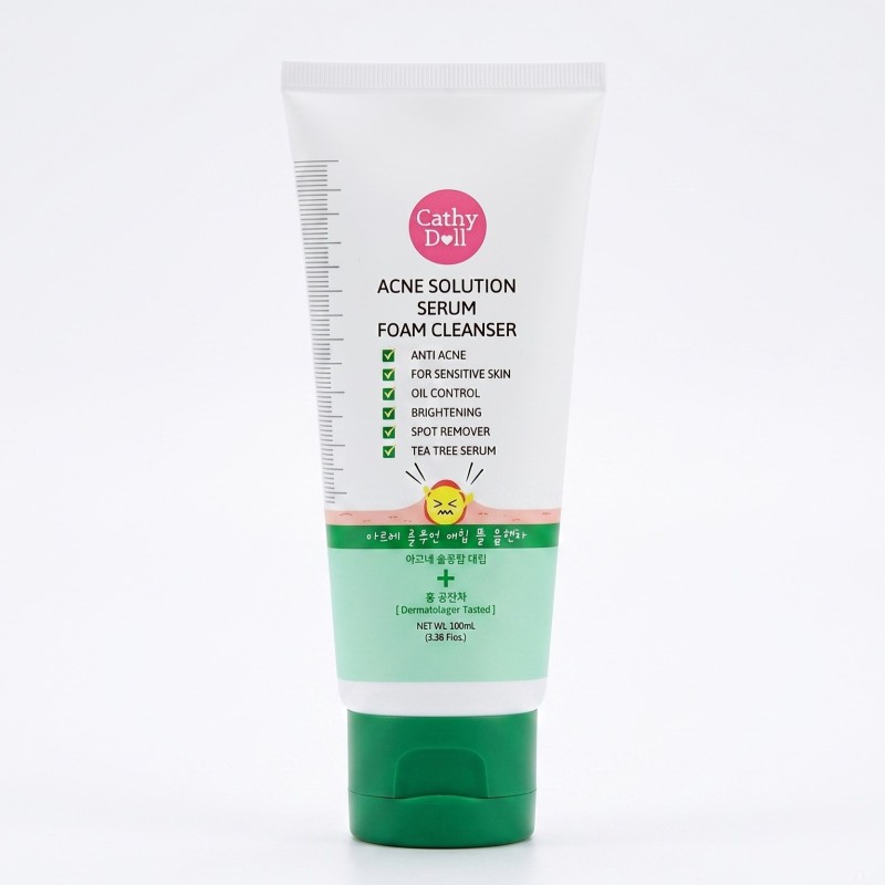 Cathy Doll Acne Solution Serum Foam Cleanser 100ml