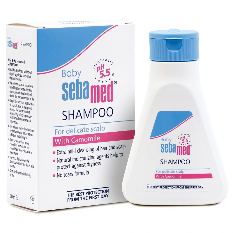 Baby Sebamed Shampoo For Delicate Scalp With Camomile 150ml