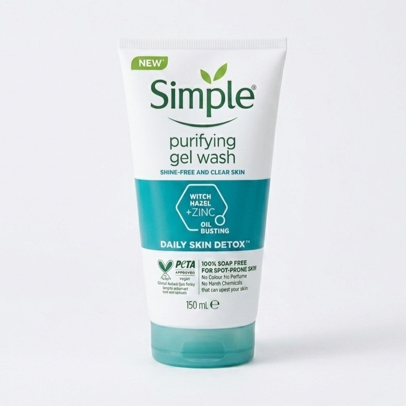 Simple Daily Detox Purifying Face Wash 150  150 ml (Poland)