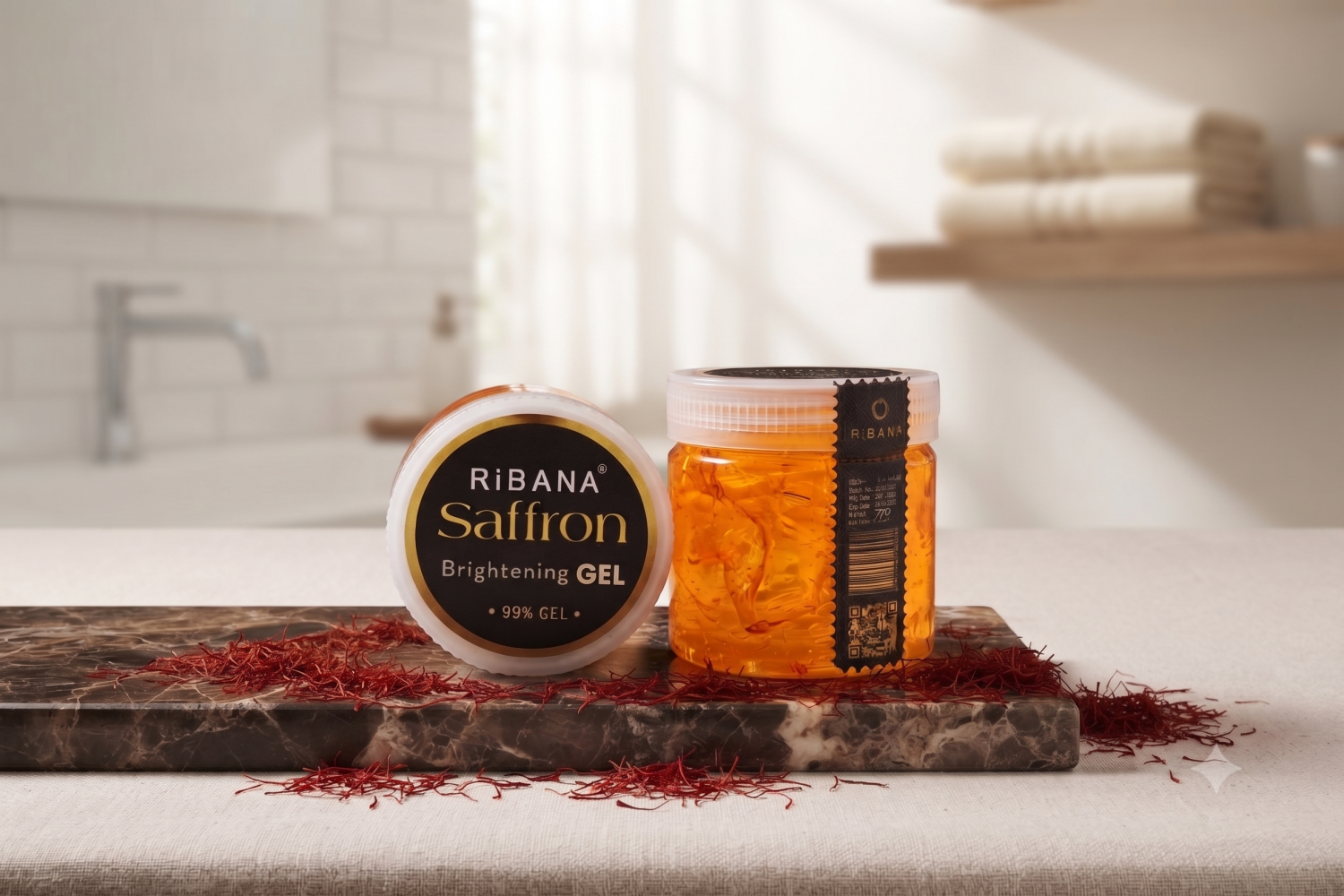 Ribana Saffron Gel vs. Aloe Vera Gel